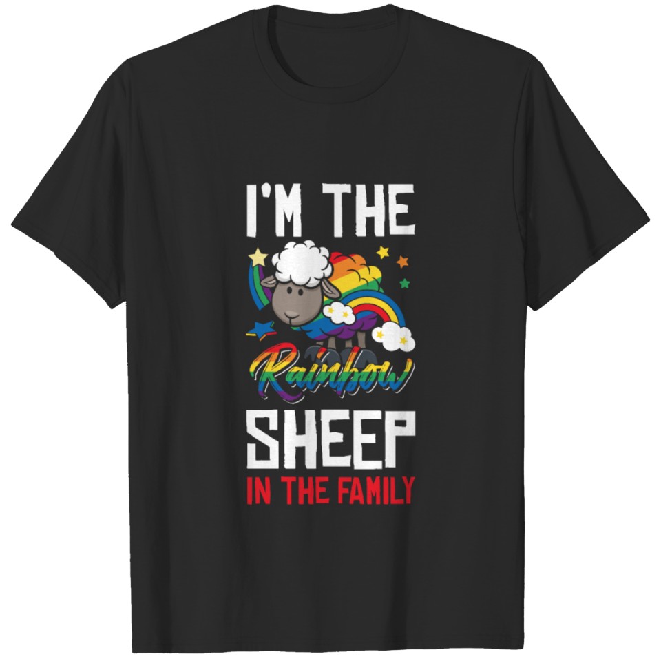 Lgbt Sheep Family T-Shirt