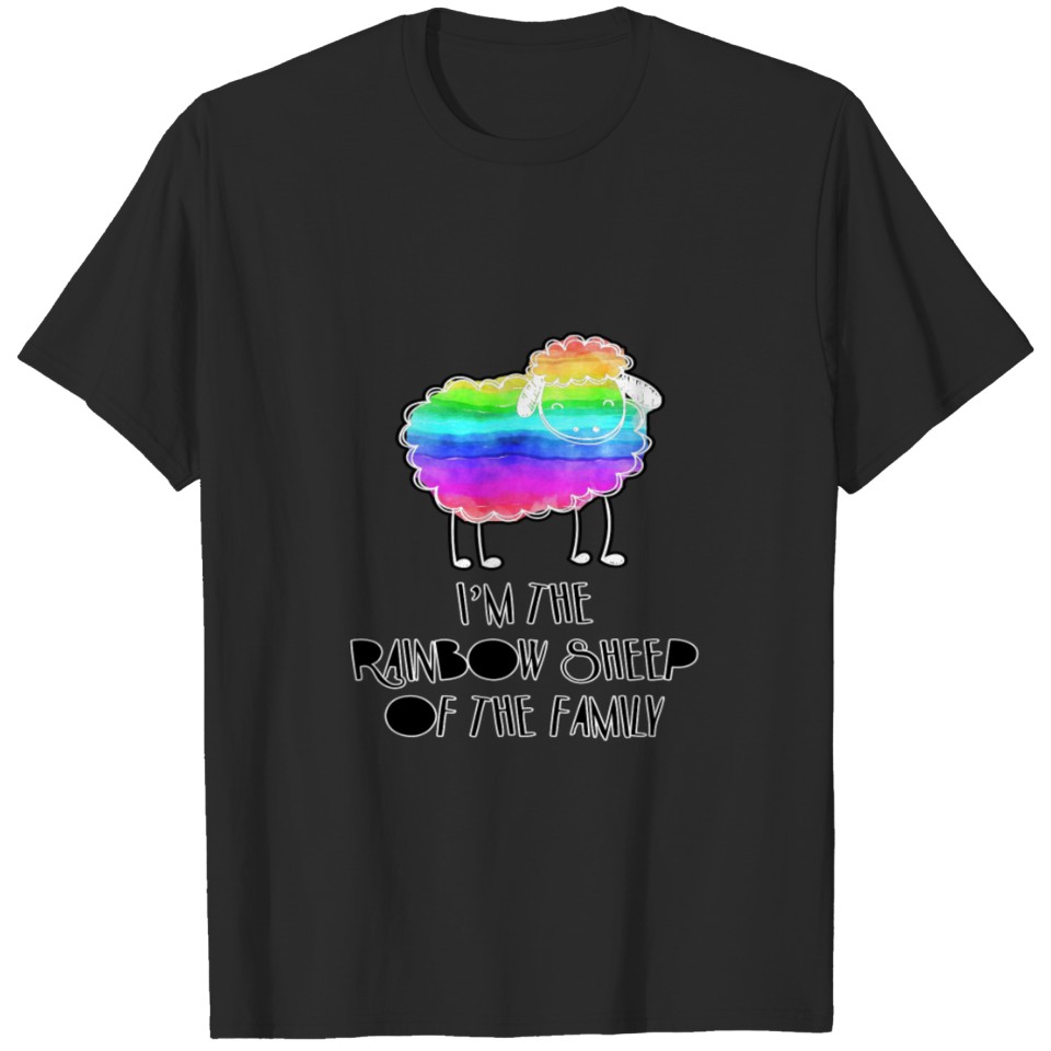 Lgbt Sheep Product I'M The Rainbow Pet Owner T-Shirt