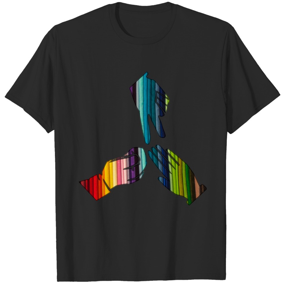 Lgbt Stone Paper Scissor T-Shirt