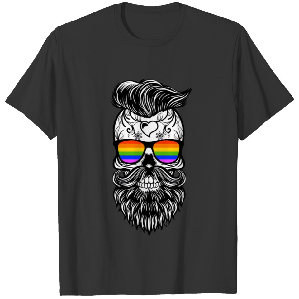 Lgbt Sugar Skull Sunglasses Csd Gay Pride T Shirts