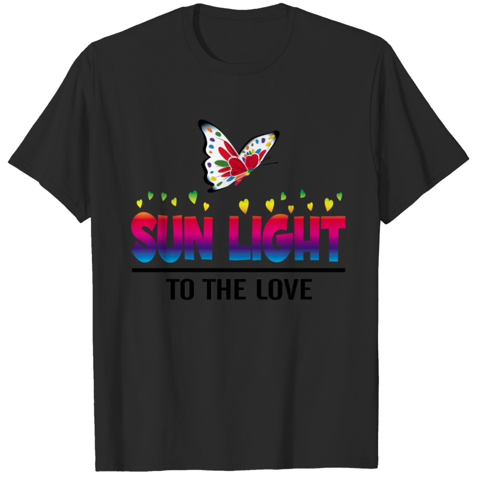 Lgbt Sun Light Colors Pride Cute T-Shirt