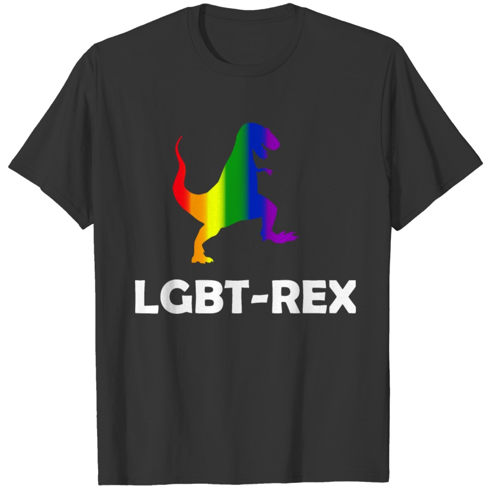 Lgbt T Rex Rainbow Dinosaur Lgbtq T Shirts
