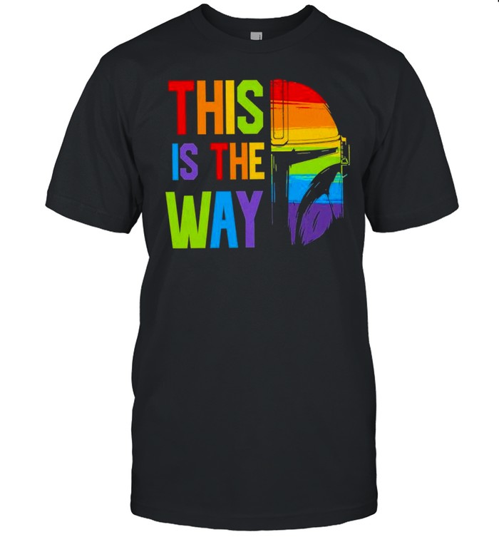 Lgbt This Is The Way Mandalorian Shirt, Premium Shirt