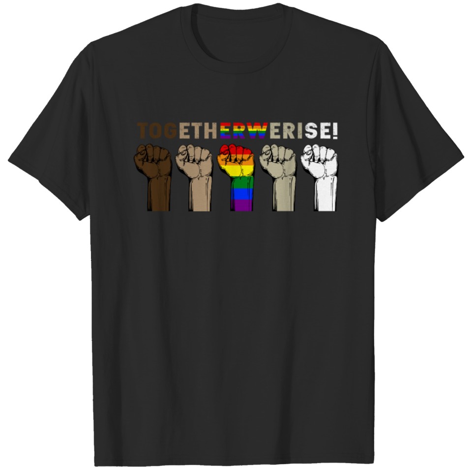 Lgbt Together We Rise T-Shirt