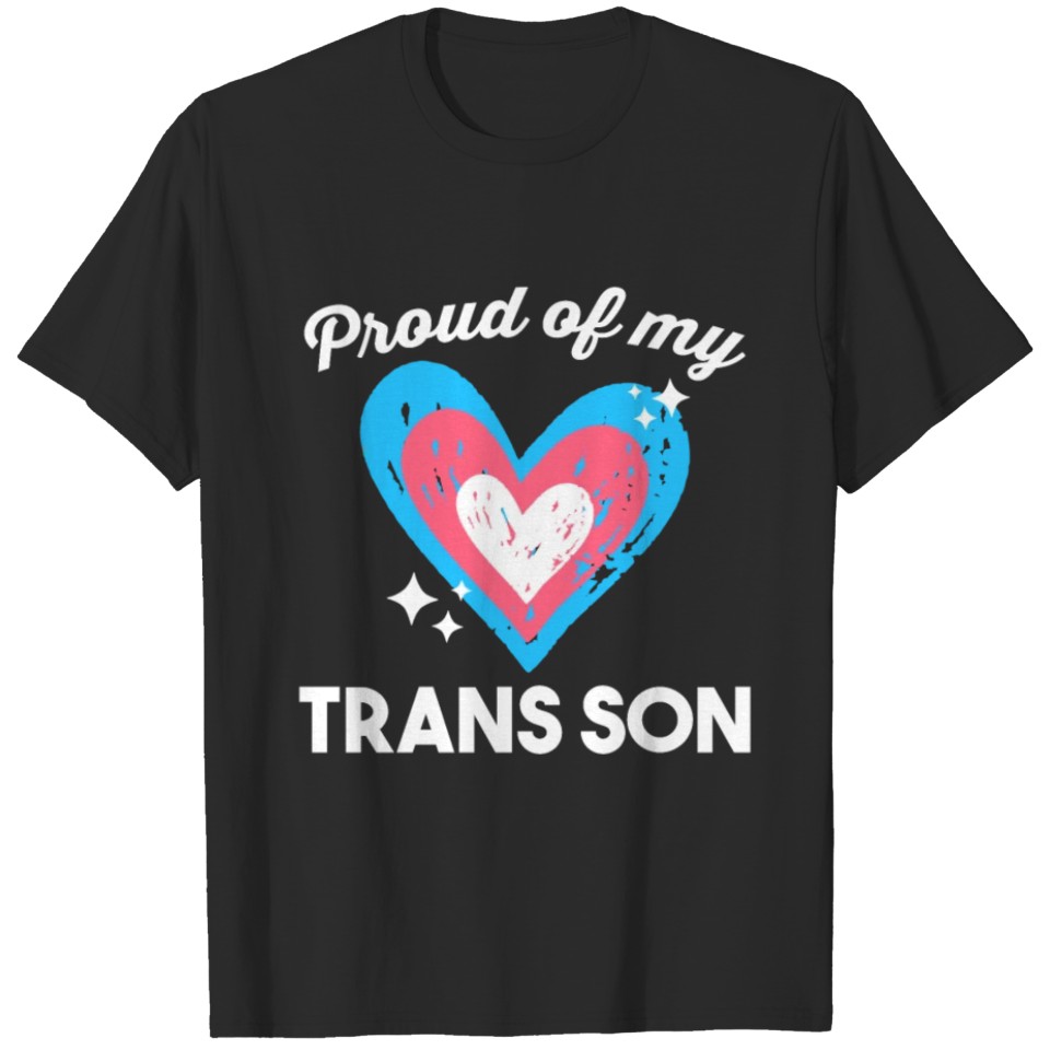Lgbt Transgender Pride Flag Proud Of My Trans Son T-Shirt