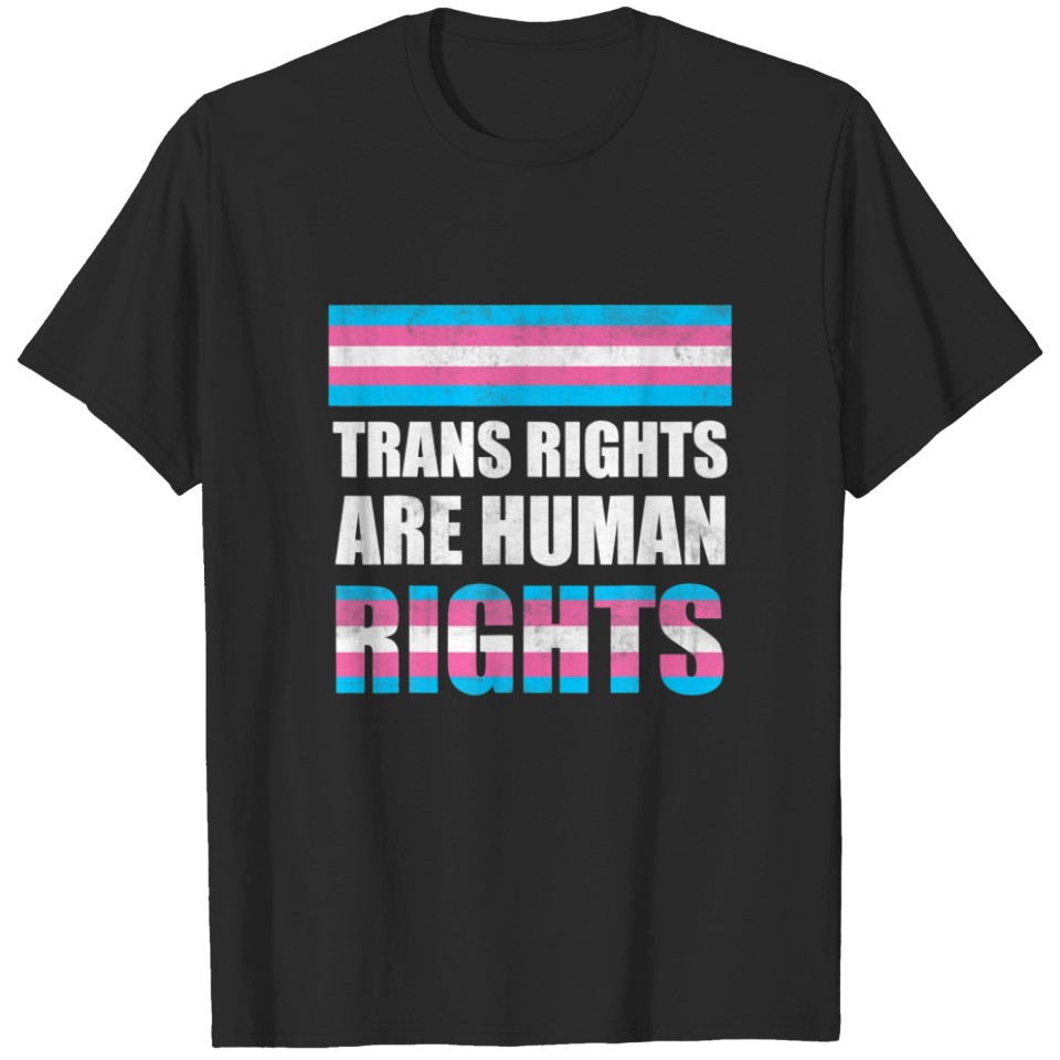 Lgbt Transsexuality Trans Rights Pride Flag Gift T-Shirt