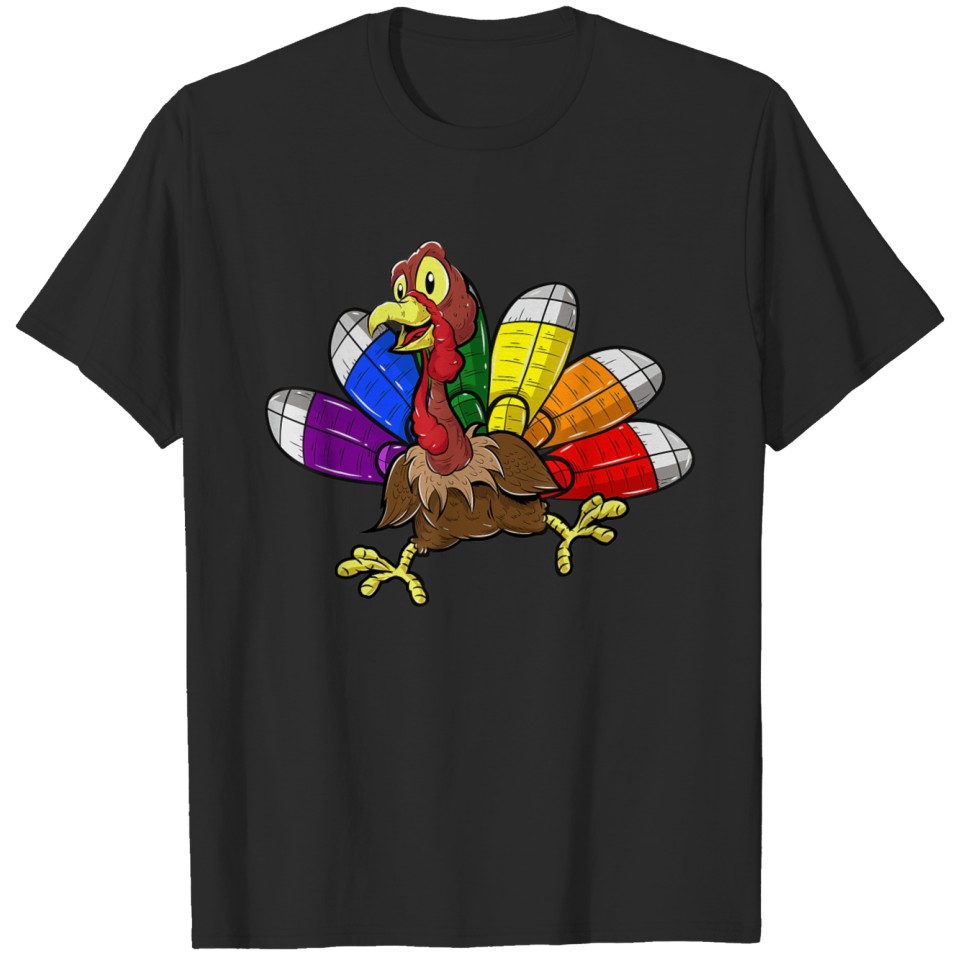 Lgbt Turkey Thanksgiving Gay Lesbian Pride Autumn T-Shirt