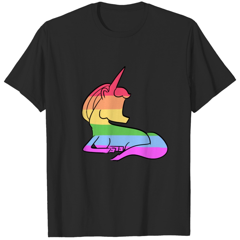 Lgbt Unicorn Love Human Rights Rainbow T-Shirt