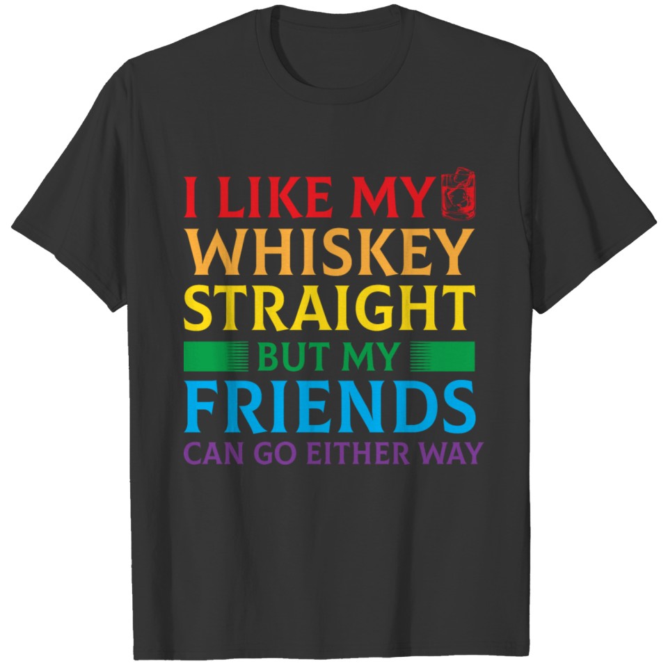 Lgbt Whiskey Rainbow Marriage Equality Pride T Shirts