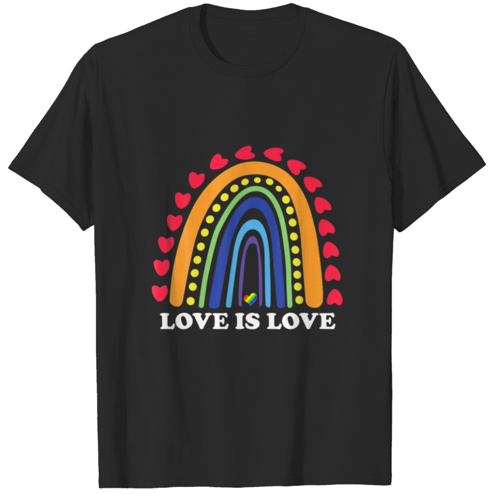 Lgbtq Love Is Love Gay Pride Lgbt Ally Rainbow Pri T-Shirt