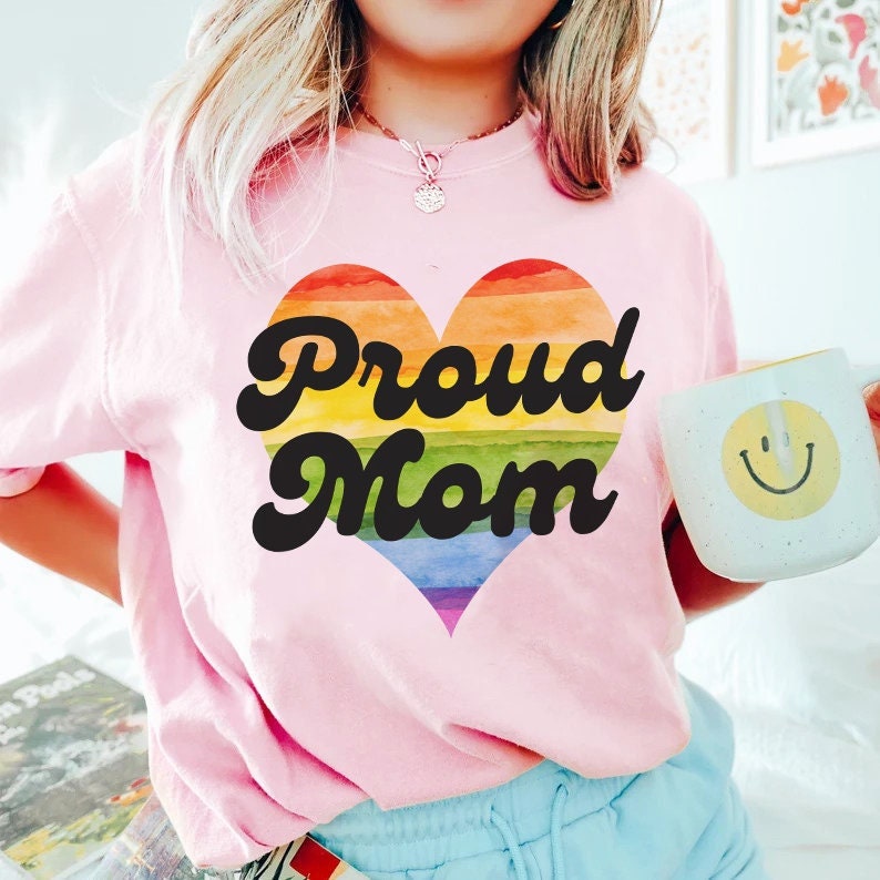 LGBTQ Pride Mom shirt | gay pride mom shirt | gay ally shirt | lgbt pride mother shirt | queer mom shirt | trans pride mom | lesbian pride