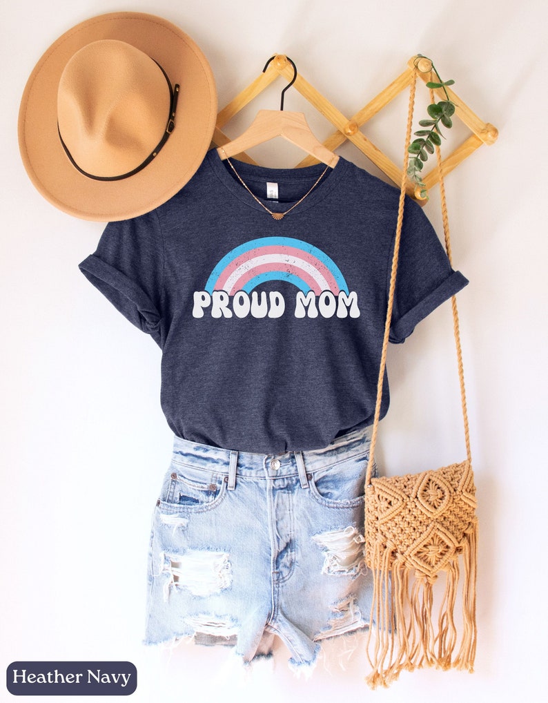 LGBTQ Proud Mom Shirt For Mother's Day Gift,Trans Pride Mom Shirt,Pride Parade,Transgender Mom Shirt,LGBT Mom Shirt,Pride Gift for Mom