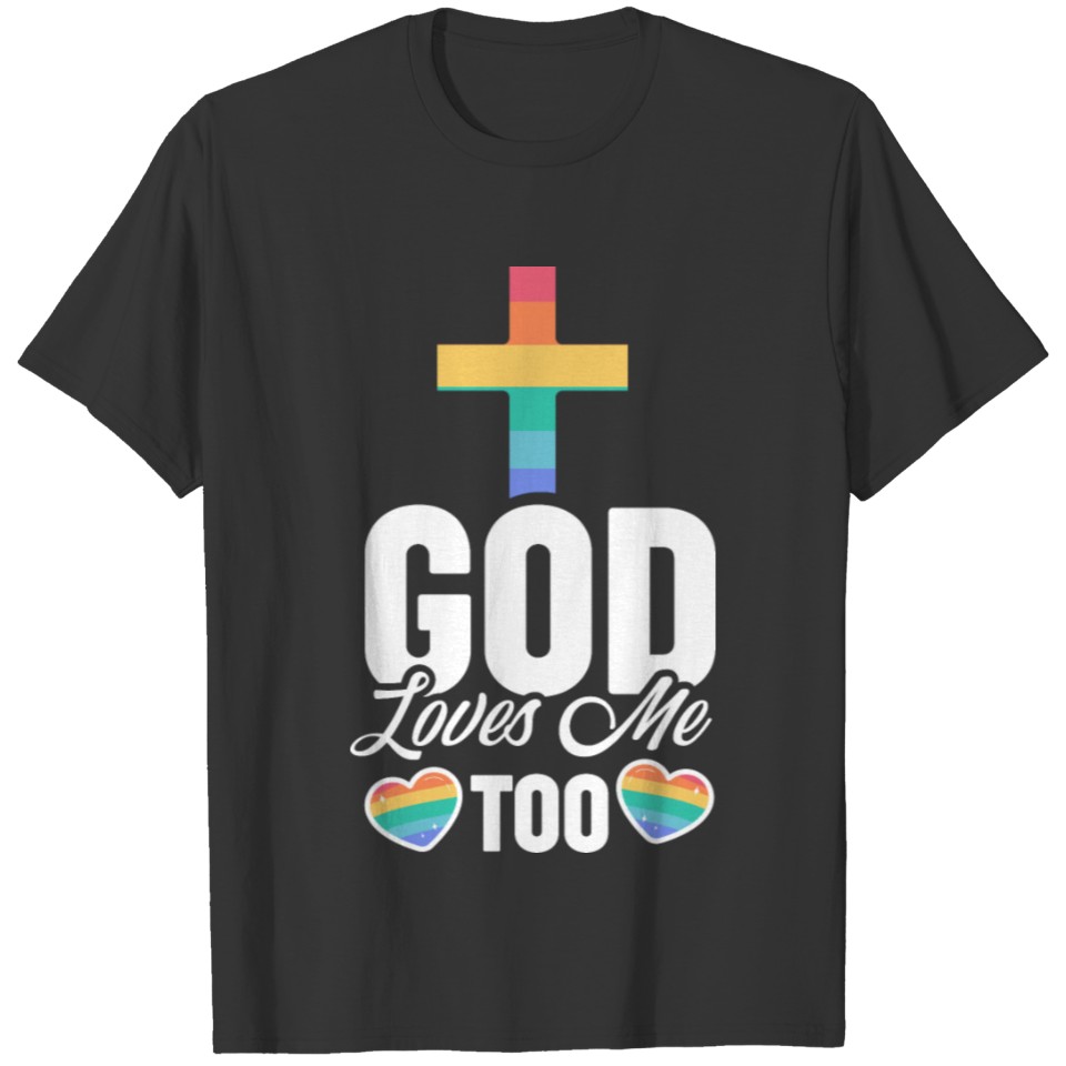 Lgbtq Rainbow | God Faith Christ Lgbt Gift Idea T Shirts