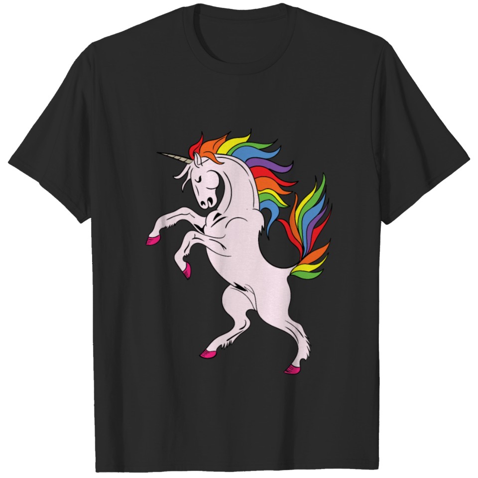Lgbtq Unicorn - Rainbow Heart Lgbt Pride Month Gif T-Shirt