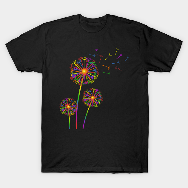 Lgbtq Women Lgbt Nonbinary Gay Pride Dandelion - Gay Pride - T-Shirt