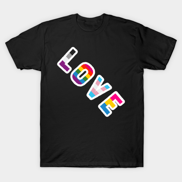 Lgbtqi - Lgbt Flag - T-Shirt