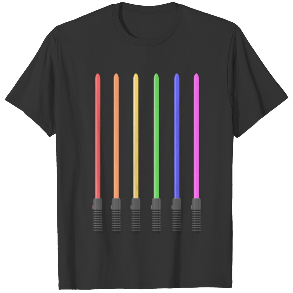Lightsaber Rainbow Lgbt T Shirts