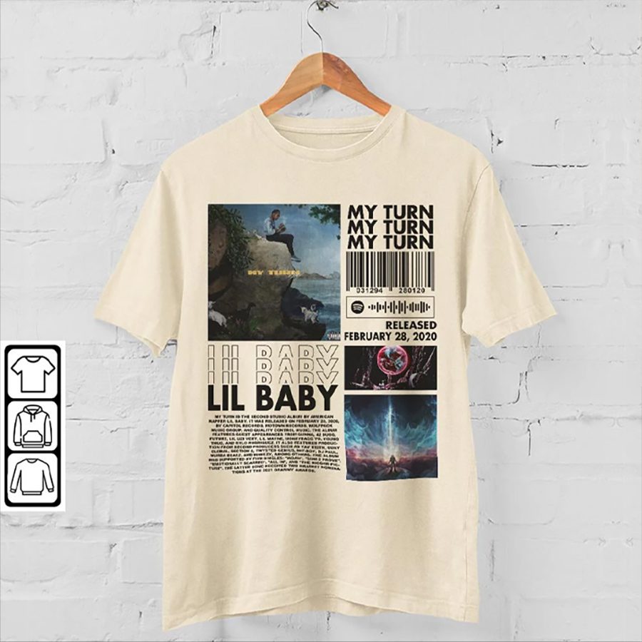 Lil Baby Rap Shirt, My Turn Album 90S Y2K Merch, Vintage Rapper Hiphop