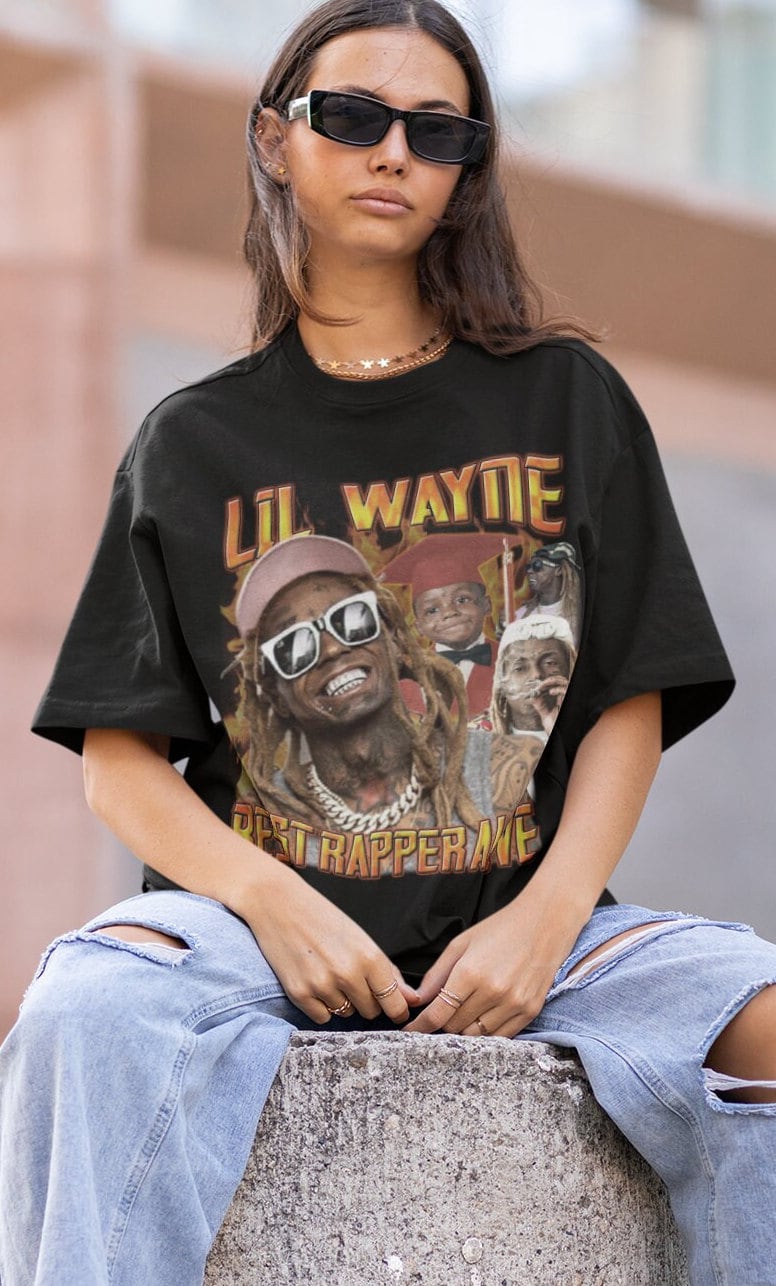 Lil Wayne Hiphop Tshirt, Fan Shirt, Classic Style Shirt