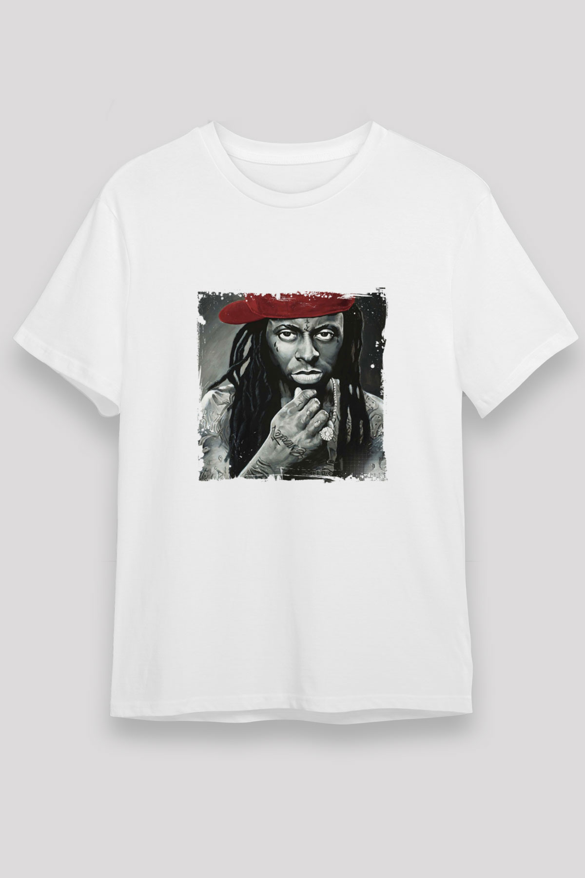 Lil Wayne Unisex White Graphic T-Shirt, Premium Shirt, Streetwear
