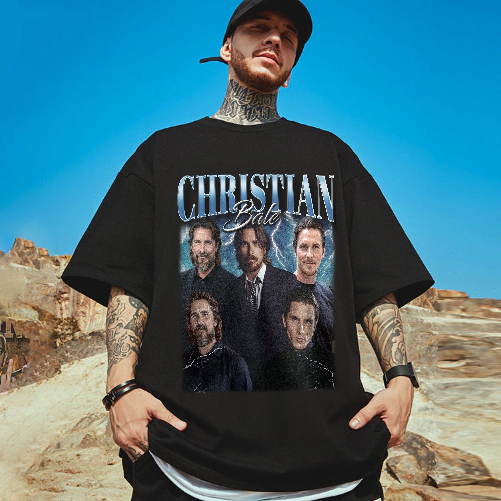 Limited Christian Bale Vintage Shirt, Fan Shirt, Classic Style Shirt