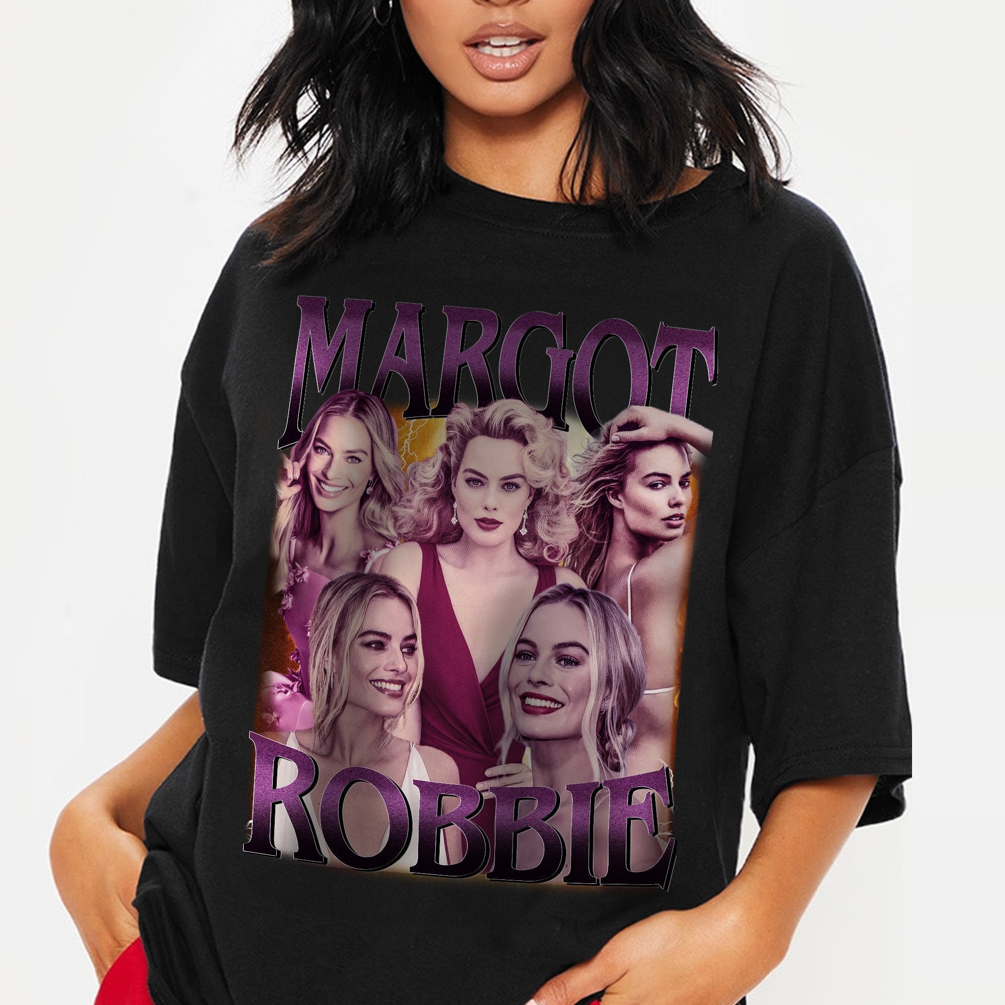 Limited Margot Robbie Vintage T-Shirt, Fan Shirt, Classic Style Shirt