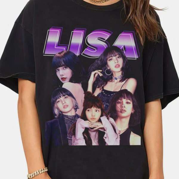 Lisa Pink Kpop Shirt, Premium Shirt, Classic Style T-Shirts, Kpop Shirt