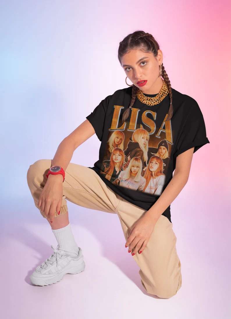 Lisapink Kpop Shirt, Premium Shirt, Classic Style T-Shirts, Kpop Shirt