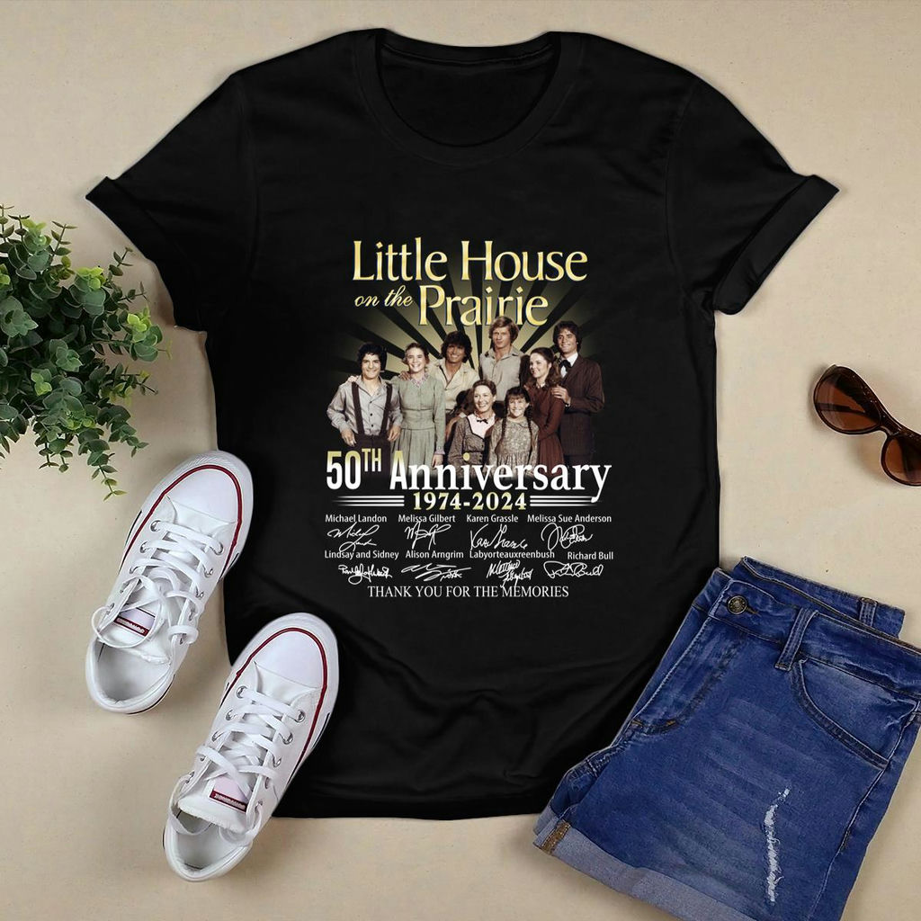 Little House On The Prairie 50Th Anniversary 1974 2024 Thank You For The Memories Shirt, Premium Shirt
