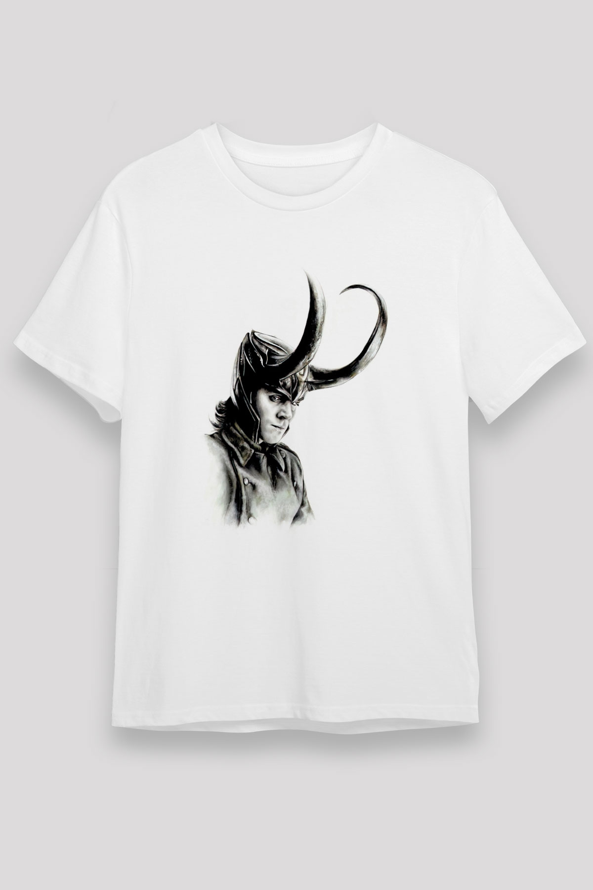 Loki White Unisex Graphic T-Shirt, Premium Shirt, Streetwear