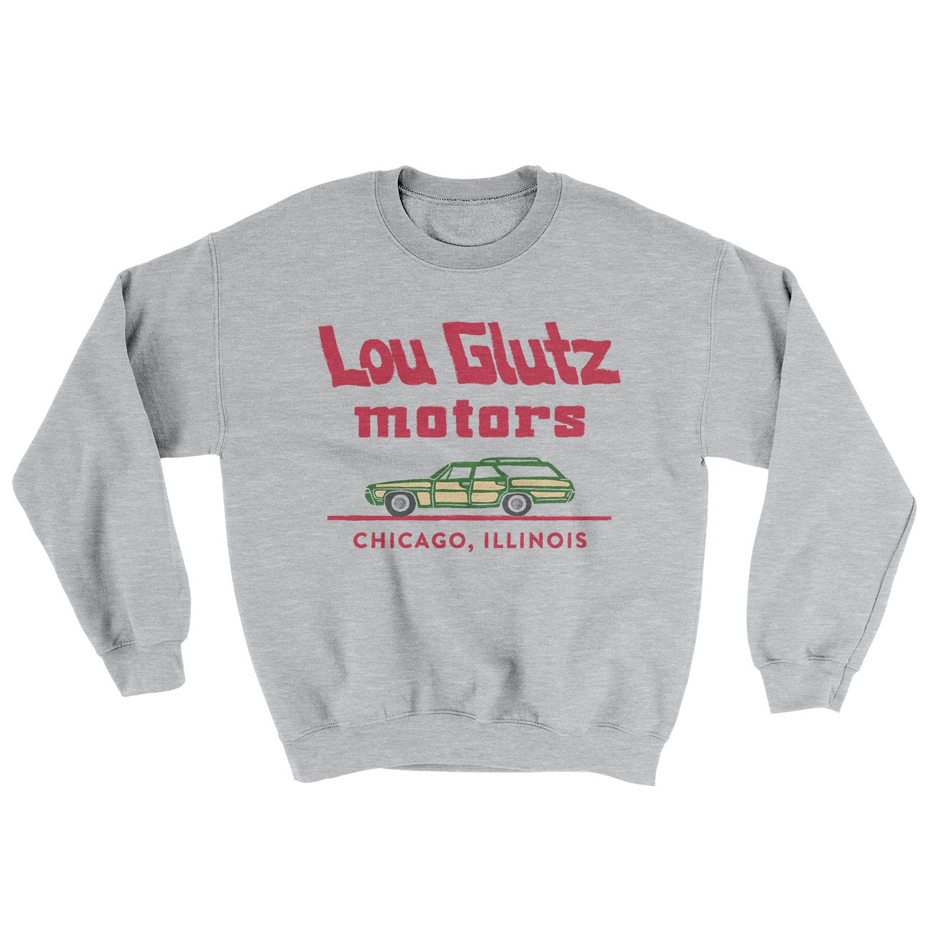 Lou Glutz Motors Funny Movie Men/Unisex Ugly Sweater