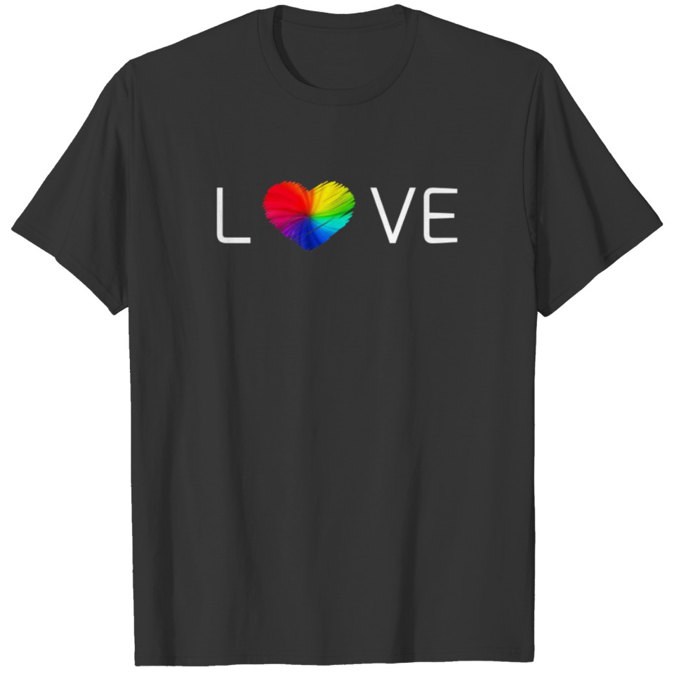 Love & Pride Lgbt Rainbow Gay Community T Shirts