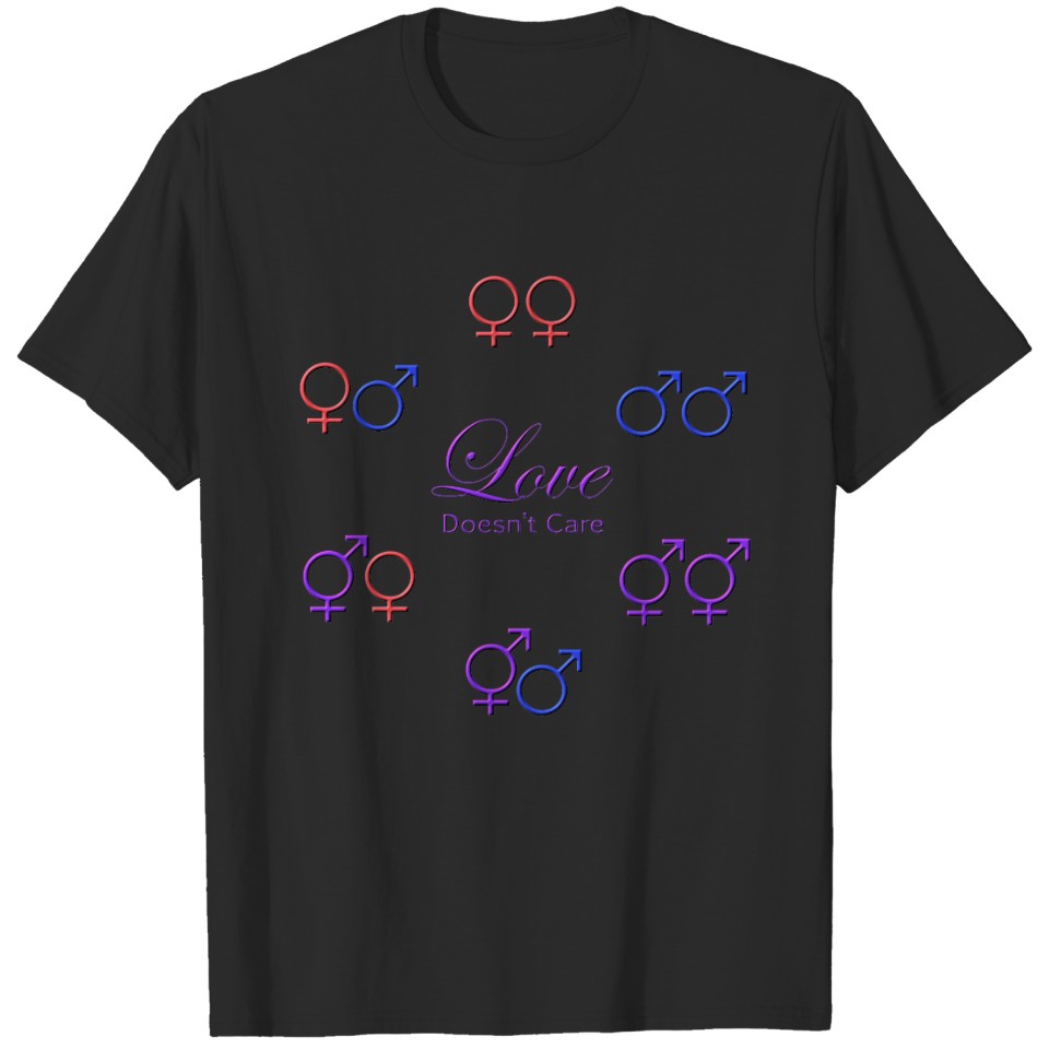 Love Everyone Lgbt Unity Gender Equality Art T-Shirt