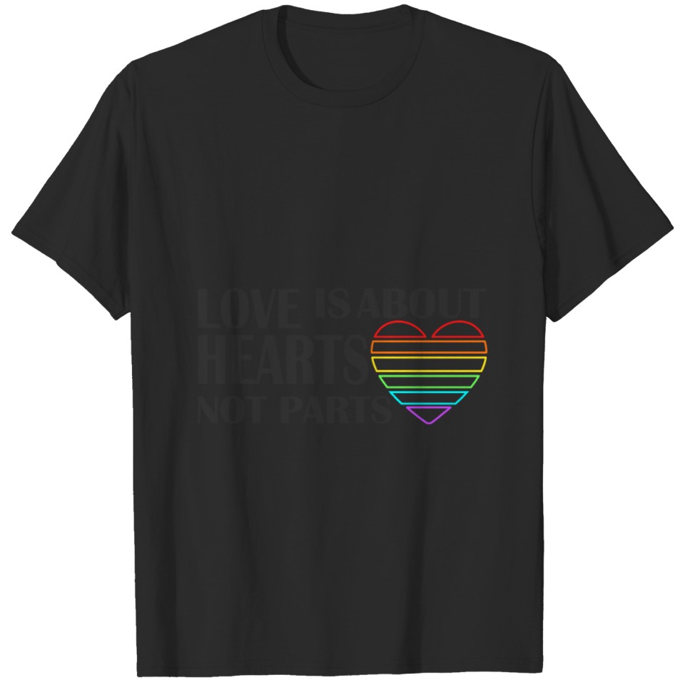 Love Gay Heart Lgbt Pride Gift T-Shirt
