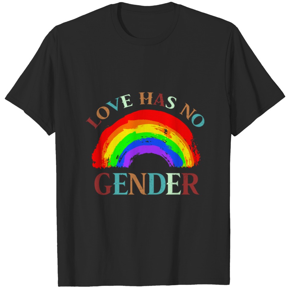 Love Has No Gender Lgbt Shirt T-Shirt