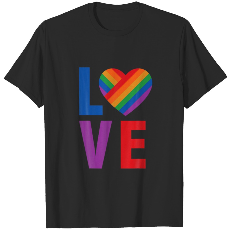 Love Heart - Lgbt Pride T-Shirt