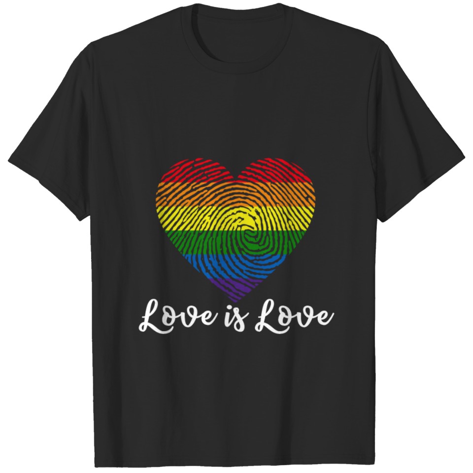 Love Heart Lgbt T-Shirt