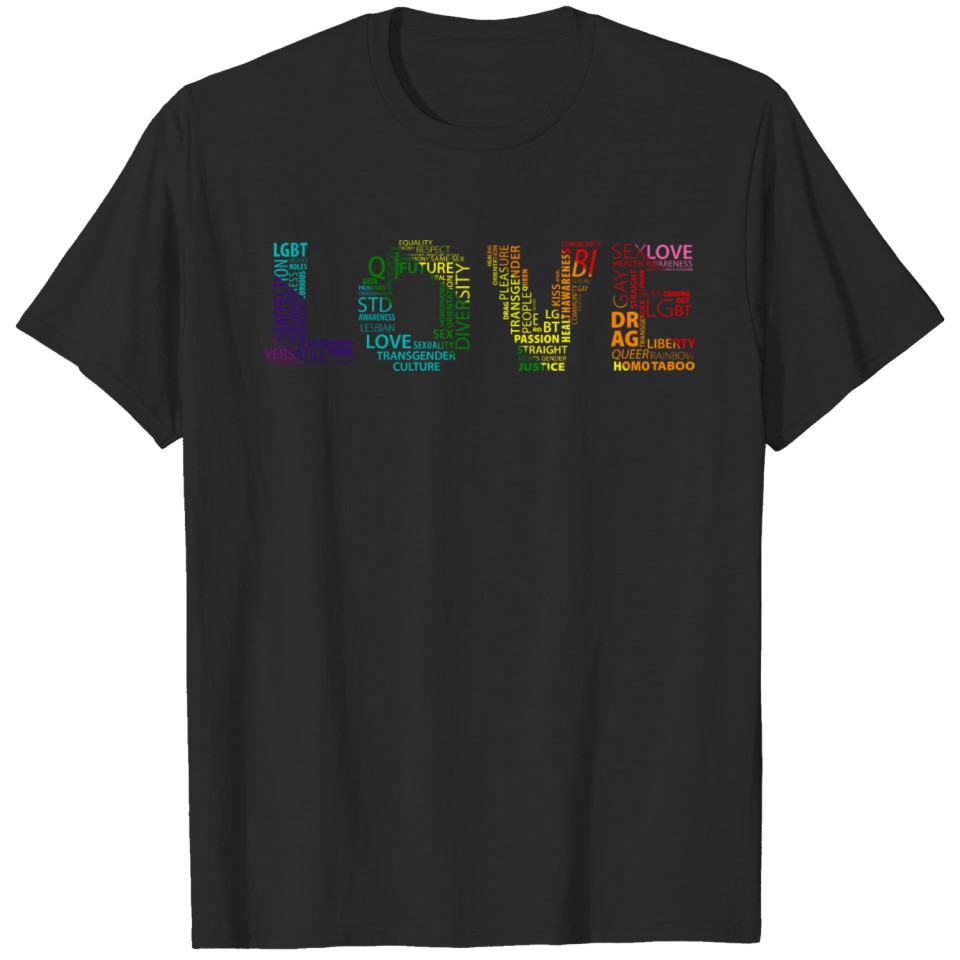 Love In Lgbt Inspired Theme T-Shirt