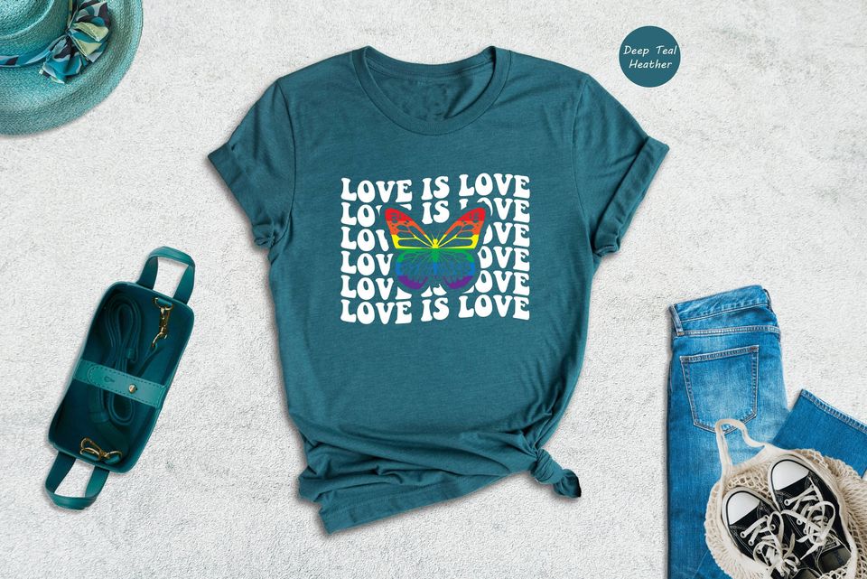 Love Is Love Butterfly Shirt, Pride Parade Shirt, Lgbt Shirt