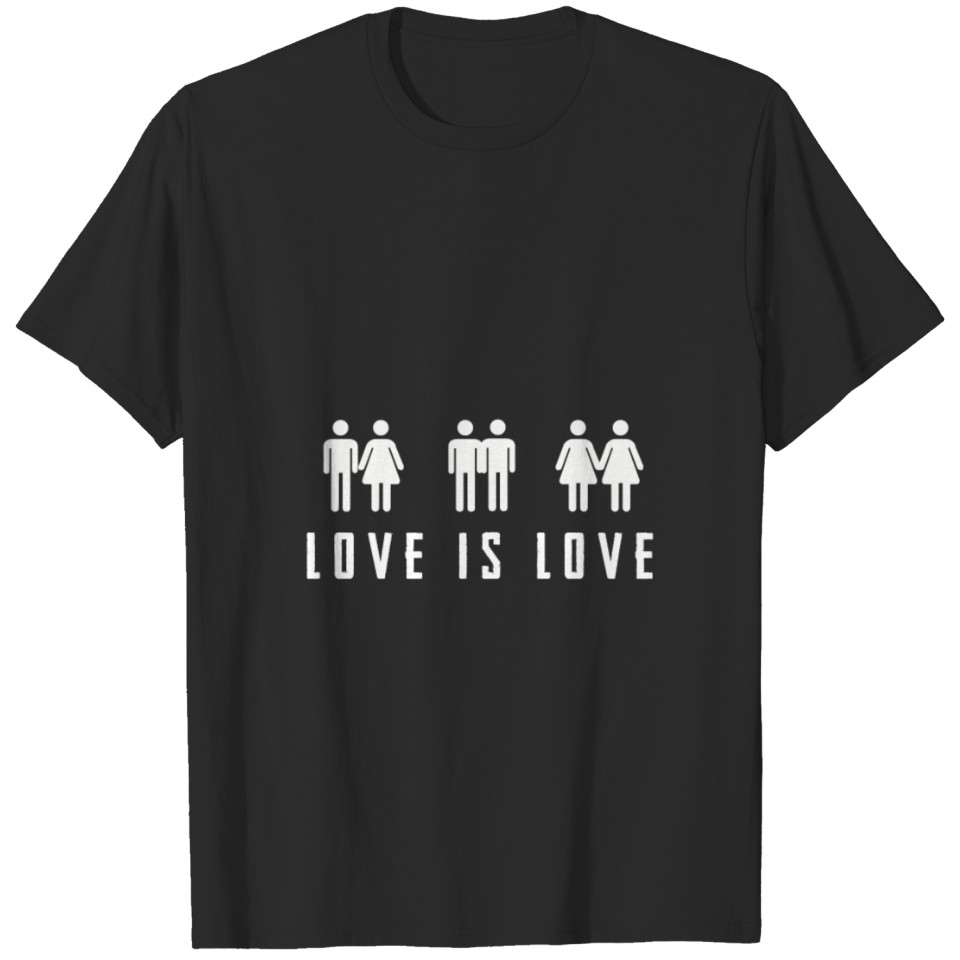 Love Is Love Lgbt Community Gift Shirt T-Shirt