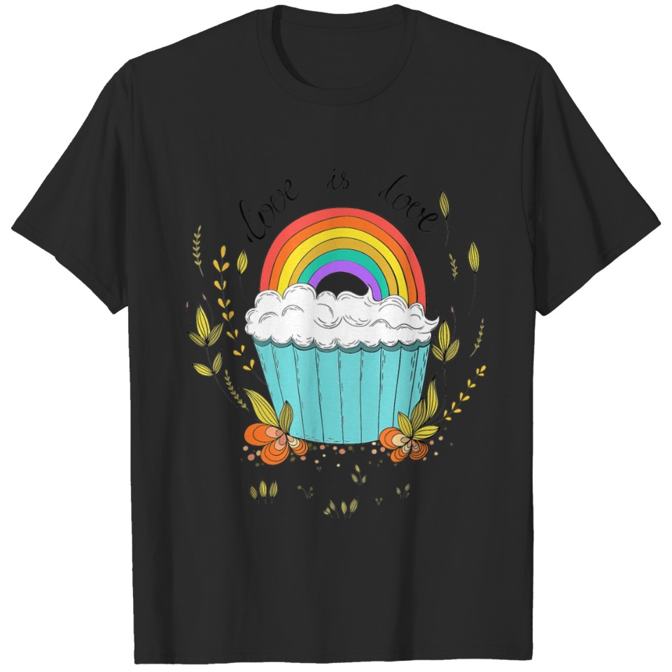 Love Is Love Lgbt Gay Pride Month Rainbow T-Shirt