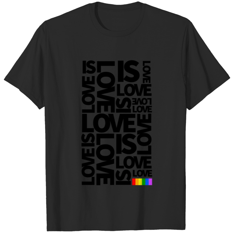 Love Is Love Lgbt Gay Pride T-Shirt