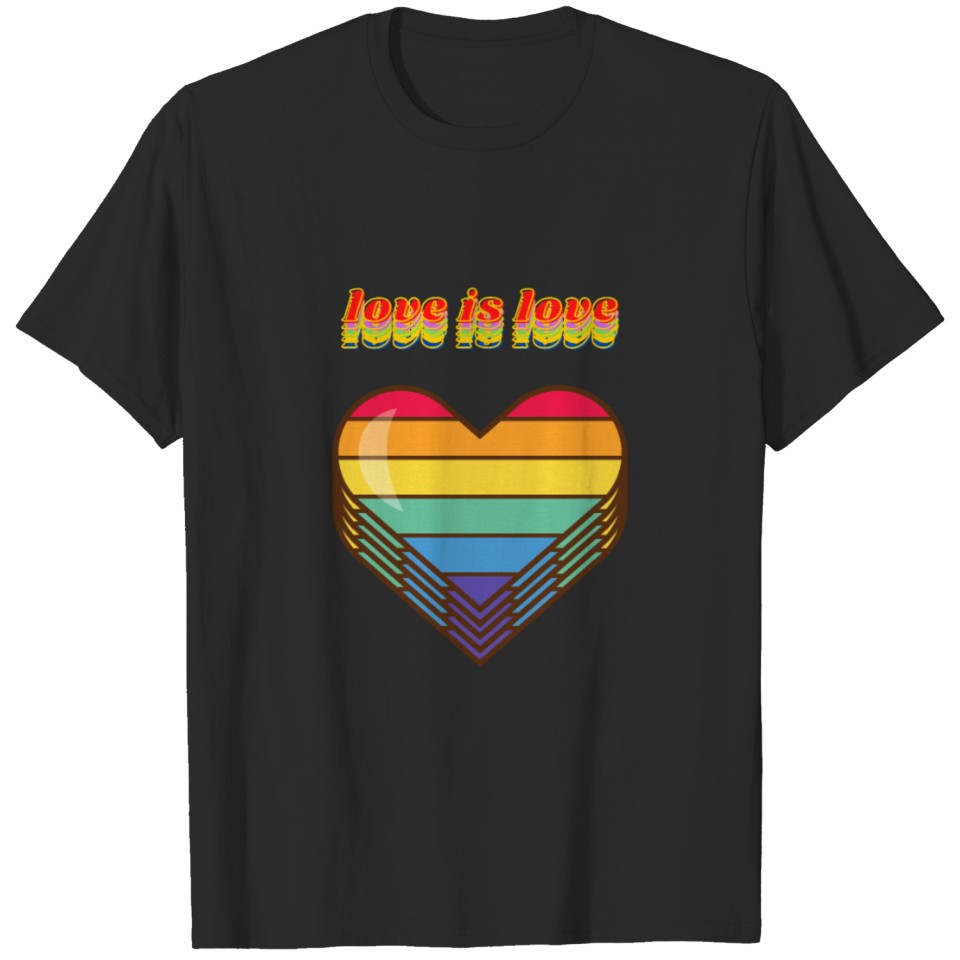 Love Is Love Lgbt Pride T-Shirt