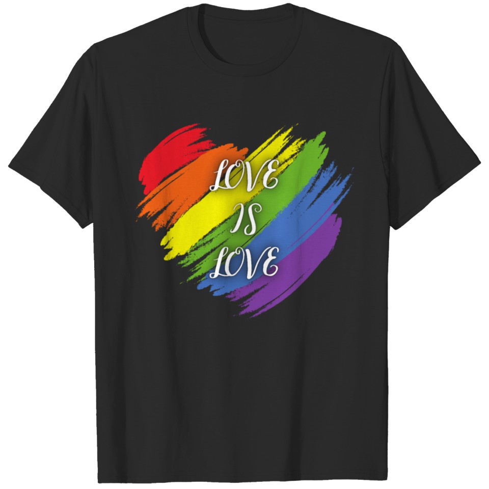 Love Is Love Pride Lgbt Lgbtq Lgbtqia Lgbtq+ T-Shirt