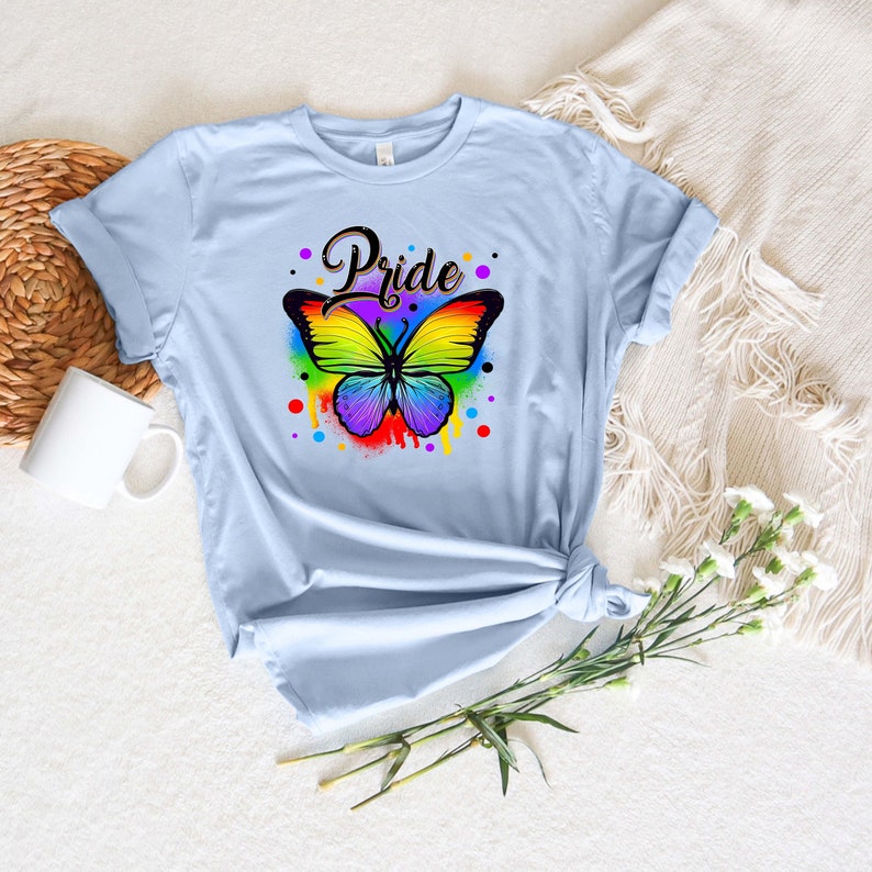 Love Is Love Shirt, Pride Butterfly Shirt, Pride Shirt, LGBTQ Shirt, Lesbian Shirt, Butterfly Shirt, Gay Shirt, Proud Mom Shirt, Pride Gift