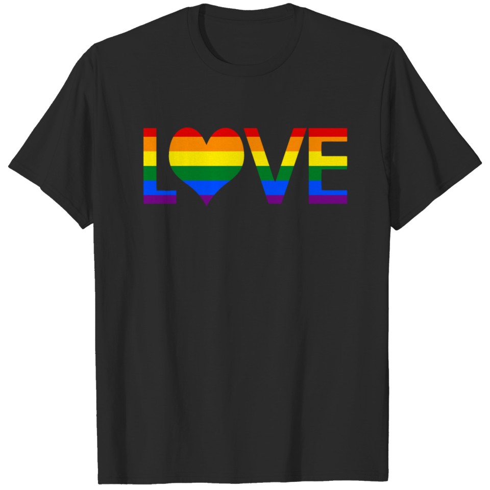 Love Lgbt Flag T-Shirt