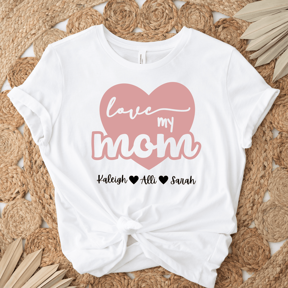 Love My Mom Womens T Shirt