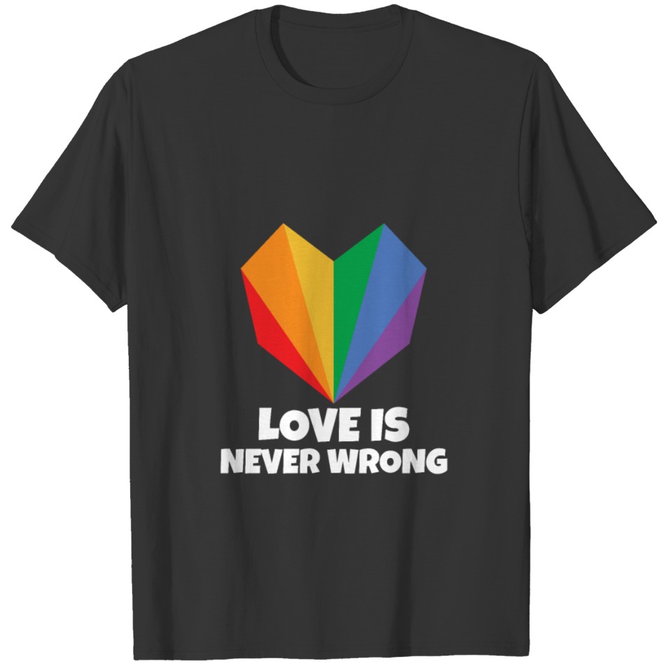 Love Rainbow Heart Gay Lesbian Marriage Lgbt T Shirts