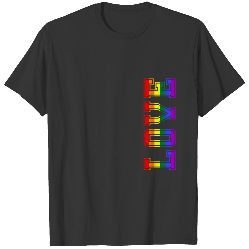 Love - Rainbow - Lgbt - Gay - Lesbian - Csd T Shirts