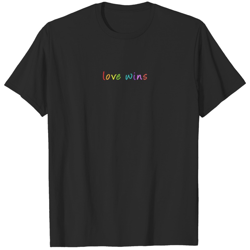 Love Wins Aesthetic Grunge Lgbt Lgbtq Gay Pride T-Shirt